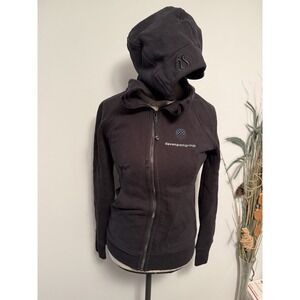 Lululemon Scuba Full-Zip Hoodie Black‎ Size 6 Women's Flaw